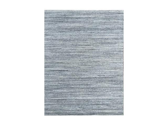 Durable and Stylish Hand-Knotted Wool NATURAL GREY Modern Contemporary Lori Baft Gabbeh Solid Color Rectangular Area Rugs