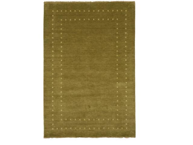 EORC LL4OL10X14 Handmade Wool Lori Baft Rug, 10' x 14', Green