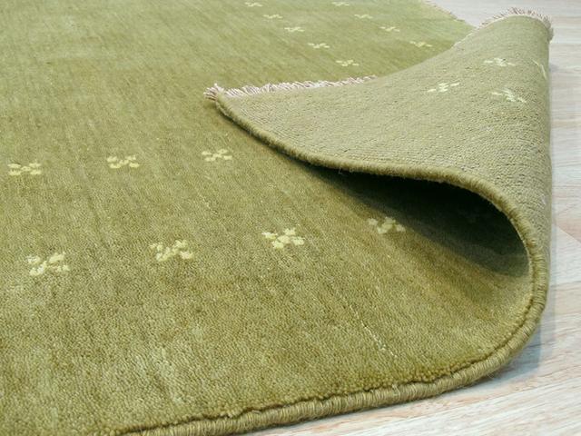 EORC LL4OL10X14 Handmade Wool Lori Baft Rug, 10' x 14', Green