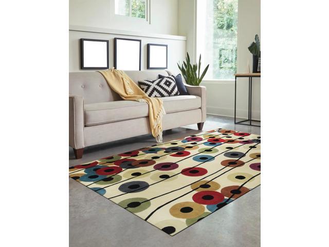 Hand-Tufted Wool MIX Transitional Stripe Modern Tufted Rug, Made in India