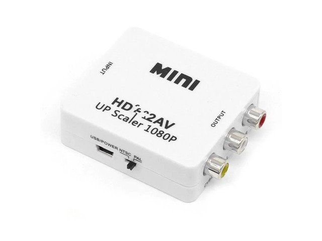 HDMI-compatible to RCA Converter AV/CVSB L/R Video Box HD 1080P 1920*1080 60Hz H
