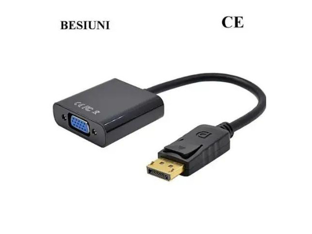 DisplayPort DP To VGA Adapter Cable Professional For Apple MacBook Air Pro iMac 