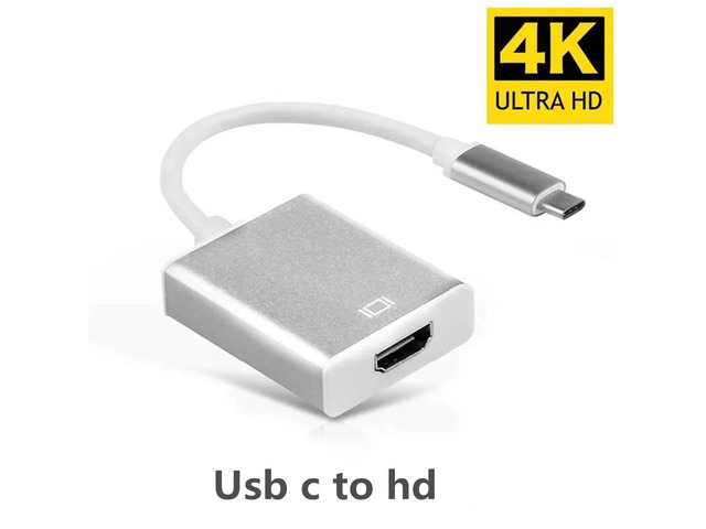 4 In 1 USB C Hub Type C To HDMI-compatible VGA DVI USB 3.3 Adapter Cable for Lap