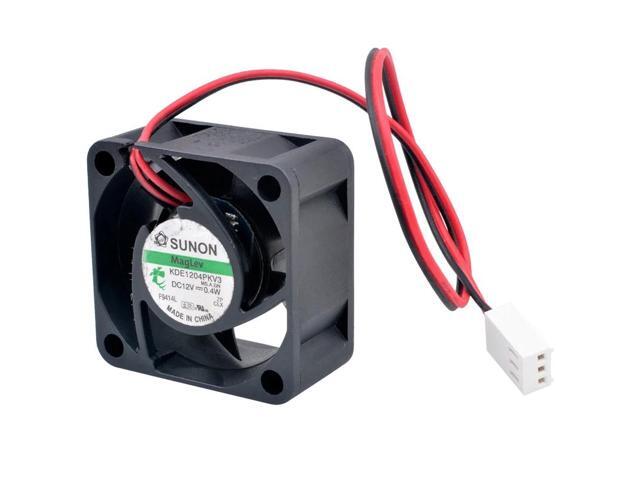 KDE1204PKV3 4cm 40mm fan 40x40x20mm DC12V 0.4W 2pin Quiet cooling fan for 1U power supply