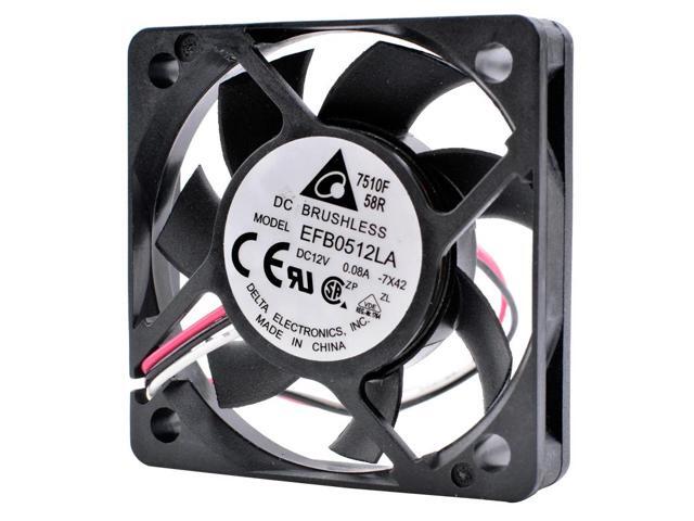 EFB0512LA 5cm 5010 DC 12V 0.08A 50x50x10mm Support speed monitoring 5cm ultra-thin silent cooling fan