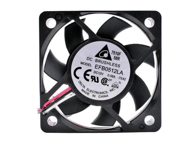EFB0512LA 5cm 5010 DC 12V 0.08A 50x50x10mm Support speed monitoring 5cm ultra-thin silent cooling fan