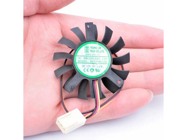 DFS500912M 12V 1.6W router industrial control TV heat sink dedicated graphics card cooling fan