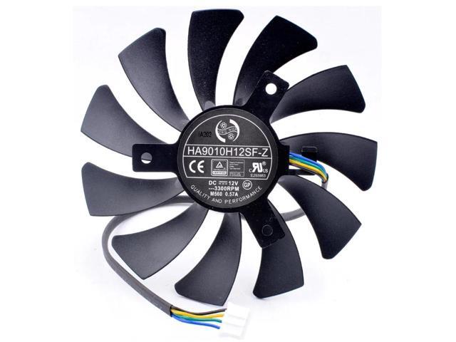 HA9010H12SF-Z 12V 0.57A 85mm 40mm Mounting pitch 4Wire 4Pin For Dataland Graphics Card Cooling Fan