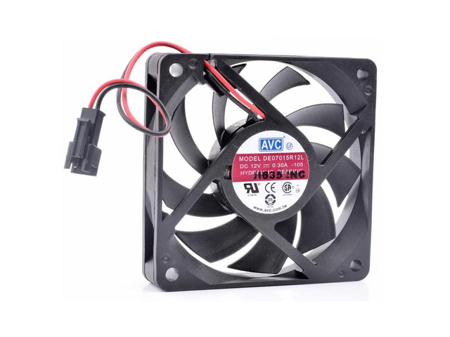 DE07015R12L 7cm 70x70x15mm 7015 70mm fan 12V 0.30A two-line chassis refrigerator cooling fan