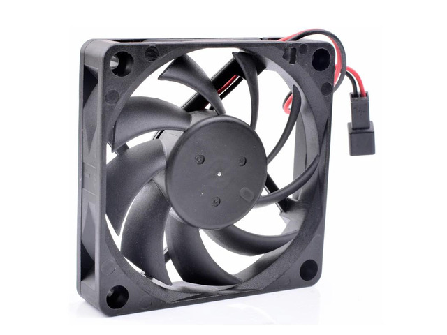 DE07015R12L 7cm 70x70x15mm 7015 70mm fan 12V 0.30A two-line chassis refrigerator cooling fan