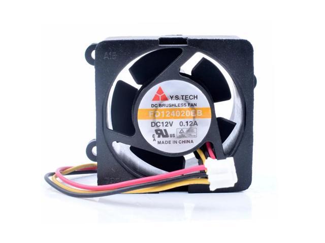 Y. S FD124020EB 4cm 4020 40x40x20mm 40mm fan 12V 0.12A switch power supply cooling fan