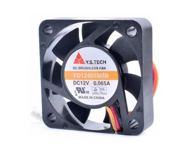 Y. S FD124010MB 4cm 4010 40x40x10mm 40mm fan 12V 0.065A 3 lines very quiet cooling fan