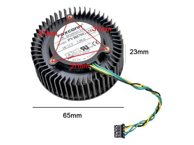 New PVB070G12H DC12V 1.00A graphics card cooling fan for GTX460 480 580 public version 680 670