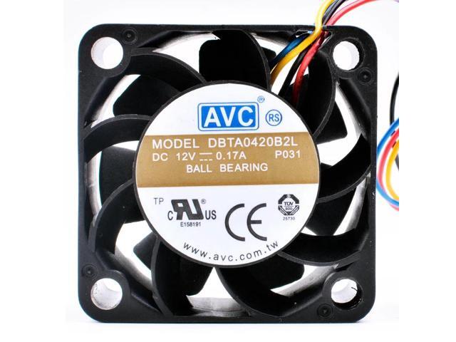 DBTA0420B2L 4cm 40x40x20mm 4020 40mm fan 12V 0.17A 4lines Computer CPU small cooling fan