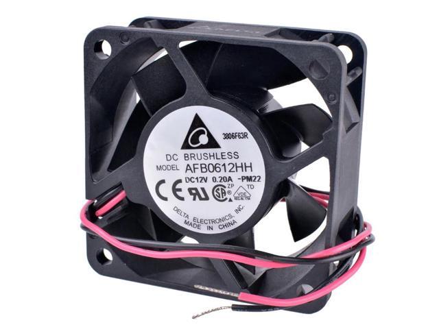 AFB0612HH 6cm 60mm fan 6025 12V 0.20A Double ball bearing 2-wire power cooling fan