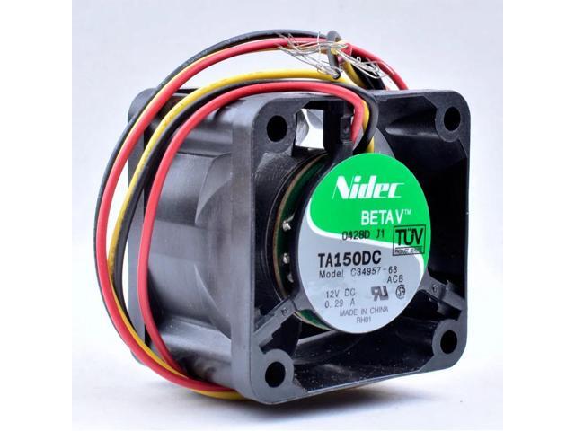 TA150DC C34957-68 4cm 4028 40x40x28mm DC12V 0.29A 3 line 1U server power cooling fan