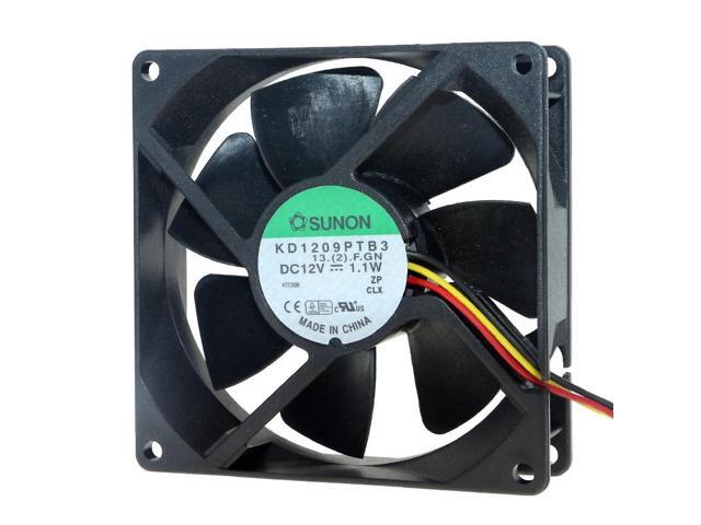 KD1209PTB3 9225 9025 92mm fan DC 12V 1.1W Mute 3-wire chassis cooling fan