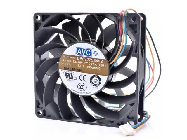 DB09225B48S 9cm 9025 48V 0.29A resistance temperature control server inverter cooling fan
