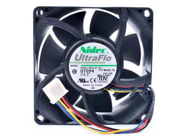 H80E12BS1A7-07 8cm 8038 80x80x38mm DC12V 1.76A server large air volume cooling fan