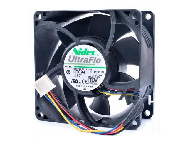 H80E12BS1A7-07 8cm 8038 80x80x38mm DC12V 1.76A server large air volume cooling fan