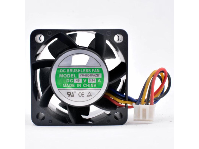 YM4804PAZB1 4cm 40mm fan 40x40x28mm DC48V 0.14A 4 lines Large-volume cooling fan suitable for servers