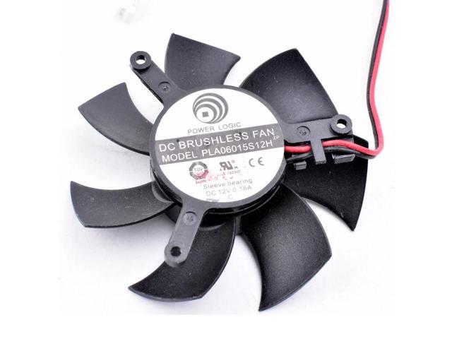 power POWER LOGIC PLA06015S12H 12V 0.16A graphics card single leaf cooling fan