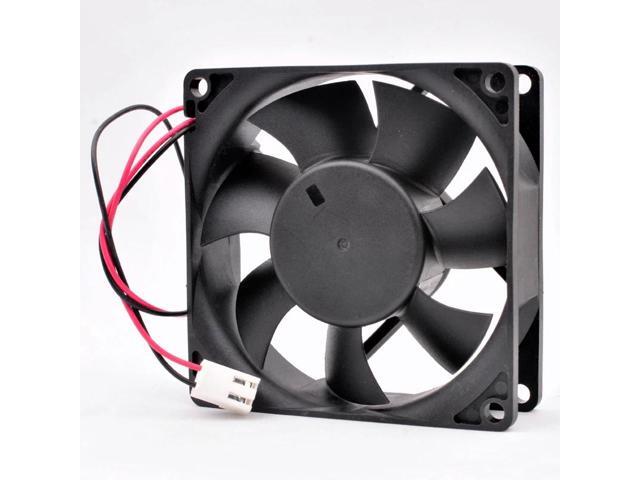 RDV8025B1 8cm 80mm 80x80x25mm 12V 0.80A 2 wires 2pin double balls high-volume cooling fan for power supply