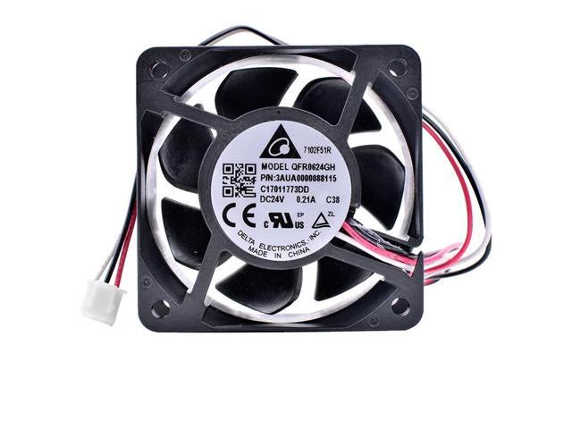 QFR0624GH 6cm 6025 60mm fan 60x60x25mm DC24V 0.21A Cooling fan suitable for server inverter