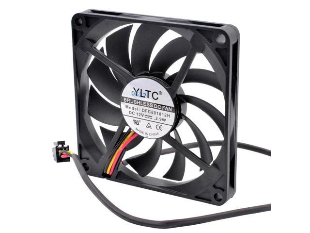 DFC801012H 8cm 80mm fan 80x80x10mm DC12V 2.9W 3 wires for the cooling fan of the chassis power inverter