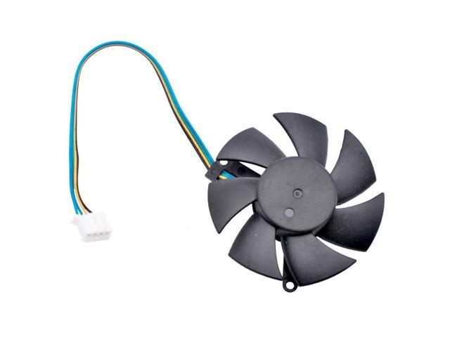 DFB501012H 47mm diameter, 39mm hole pitch, DC12V 1.6W, 4 lines, cooling fan for soft router cooling aluminum sheet graphics card