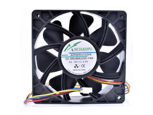 ANCHAOPU QFR1212GHE 12cm 12038 120x120x38mm 12V 2.7A 4 lines pwm server chassis large air volume cooling fan