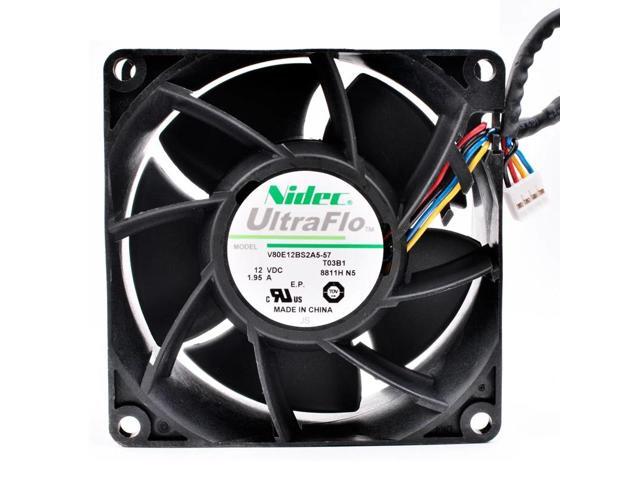 V80E12BS2A5-57 8cm 8038 80x80x38mm DC12V 1.95A Refrigerator server cooling fan