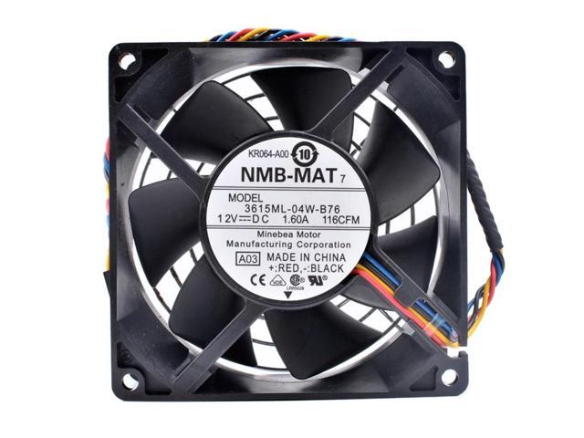 3615ML-04W-B76 9cm 92mm fan 92x92x38mm DC12V 1.60A server chassis cooling fan