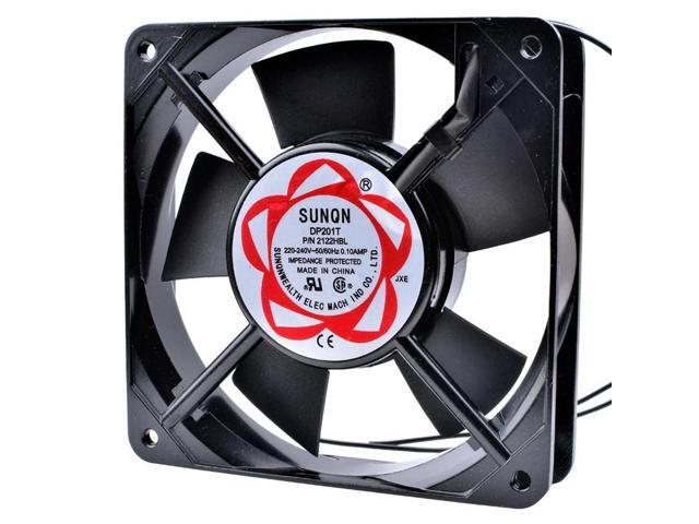 DP201T 2122HBL 12cm 12025 AC220V 240V Double ball bearing cabinet metal high temperature cooling fan