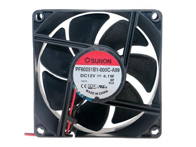 PF80251B1-000C-A99 8025 8cm 80mm fan DC 12V 4.1W Double ball bearing large air volume cooling fan