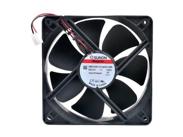 MEC0381V3-000C-A99 12cm 120mm fan 120x120x38mm DC12V 2.9W 2 lines Cooling Fan for Chassis Inverter Power Supplies and Automotive