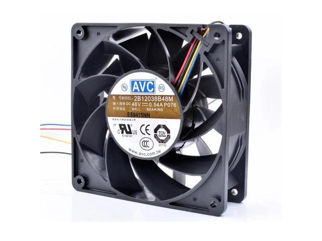 2B12038B48M 12cm 12038 120x120x38mm 48V 0.54A 4 line communication server inverter cooling fan