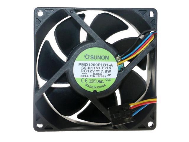 PMD1209PLB1-A 9cm 92mm fan 9032 9232 DC 12V 7.8W D ell chassis cooling fan