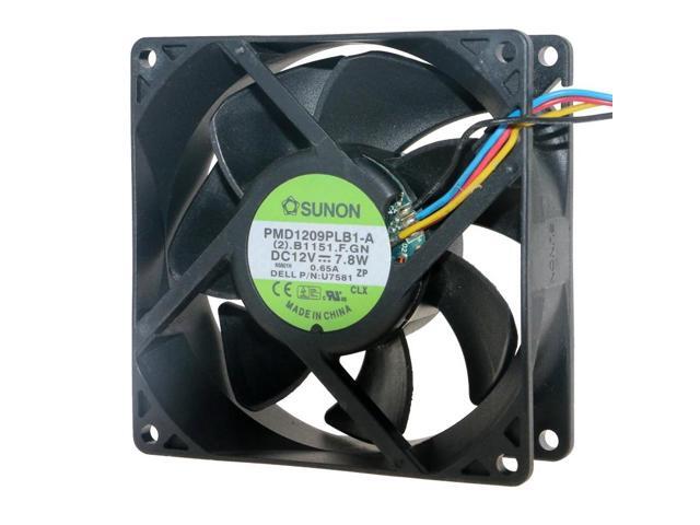 PMD1209PLB1-A 9cm 92mm fan 9032 9232 DC 12V 7.8W D ell chassis cooling fan