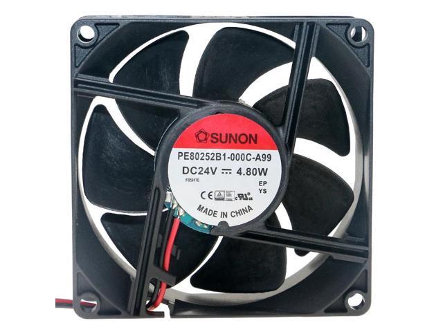 PE80252B1-000C-A99 8025 8cm 80mm fan DC 24V 4.80W Large air volume inverter cooling fan