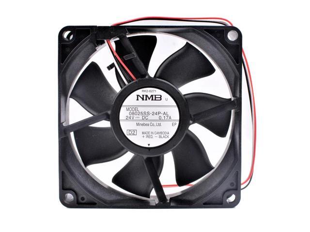 08025SS-24P-AL 8cm 8025 80x80x25mm DC24V 0.17A inverter cooling fan