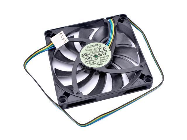 R128010SU 8cm 80x80x10mm 8010 DC12V 0.35A 4 lines pwm computer motherboard ultra-thin cpu cooling fan