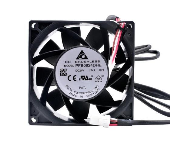 PFB0924DHE 9cm 9.2cm 92mm fan 92x92x38mm DC24V 1.74A 4 wires IP68 waterproof cooling fan for the inverter server chassis