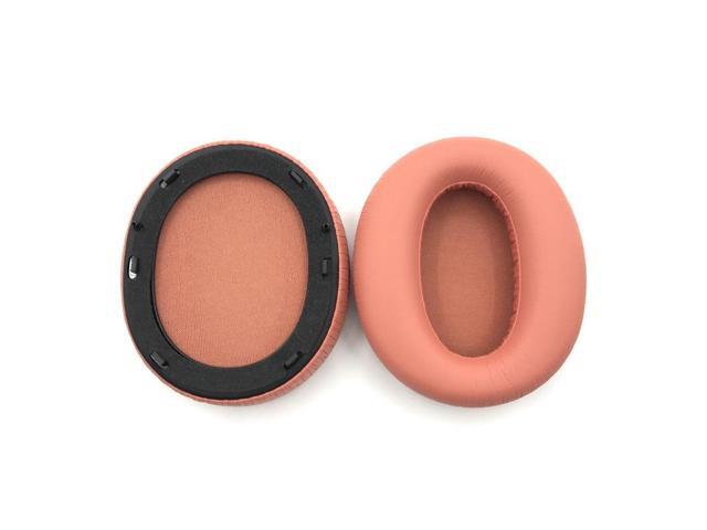 Replacement Soft Protein Leather Ear Pads for W820NB Cushion Cups Cover Earpads Repair Parts Earmuff Headband(red)