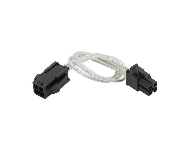 Computer PSU Extension Cable Kit, ATX / PCI-E / EPS Power Cord GPU / CPU Transfer Adapter, Sleeved Silver-Plated Line