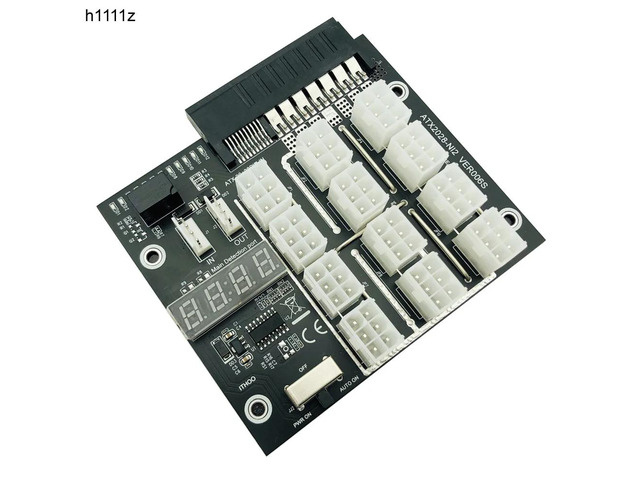 Breakout Board For HP Server Power 500W 80W Converter Board 12Port 6Pin LED 12V