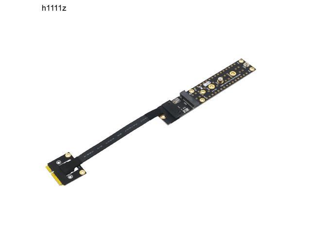 1 pcs Mini PCI-E Male To Key M Female Adapter Cable Mini PCI-Express to NVME NGFF M.2 Key M Riser Converter for PCI-E Tester Extender
