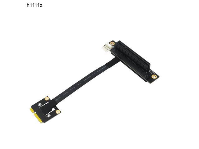 PCI-E Riser 270 Degree Mini PCIe To PCI-E 8X Adapter Cable Convert Cable Riser 4pin FDD Power Connector for PCIE Tester Extender