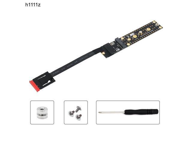 Add On Card NGFF M.2 Key AE Male To Key M Female Board Adapter with Cable M2 KEY AE to NVME for 2230 2242 2260 2280 M.2 NVME SSD