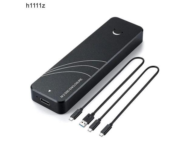 Dual Protocol M.2 SATA NVME Enclosure Adapter M2 SSD Case NVME External Case USB C 3.2 Gen2 10Gb M2 SATA 6Gb UASP Trime RTL9210B